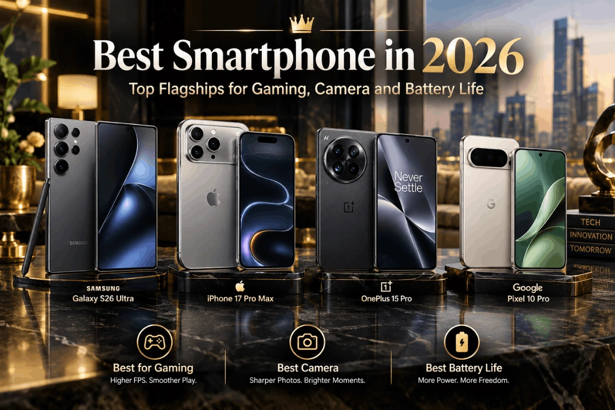 Best Smartphone in 2026: Top Flagships for Gaming, Camera and Battery Life