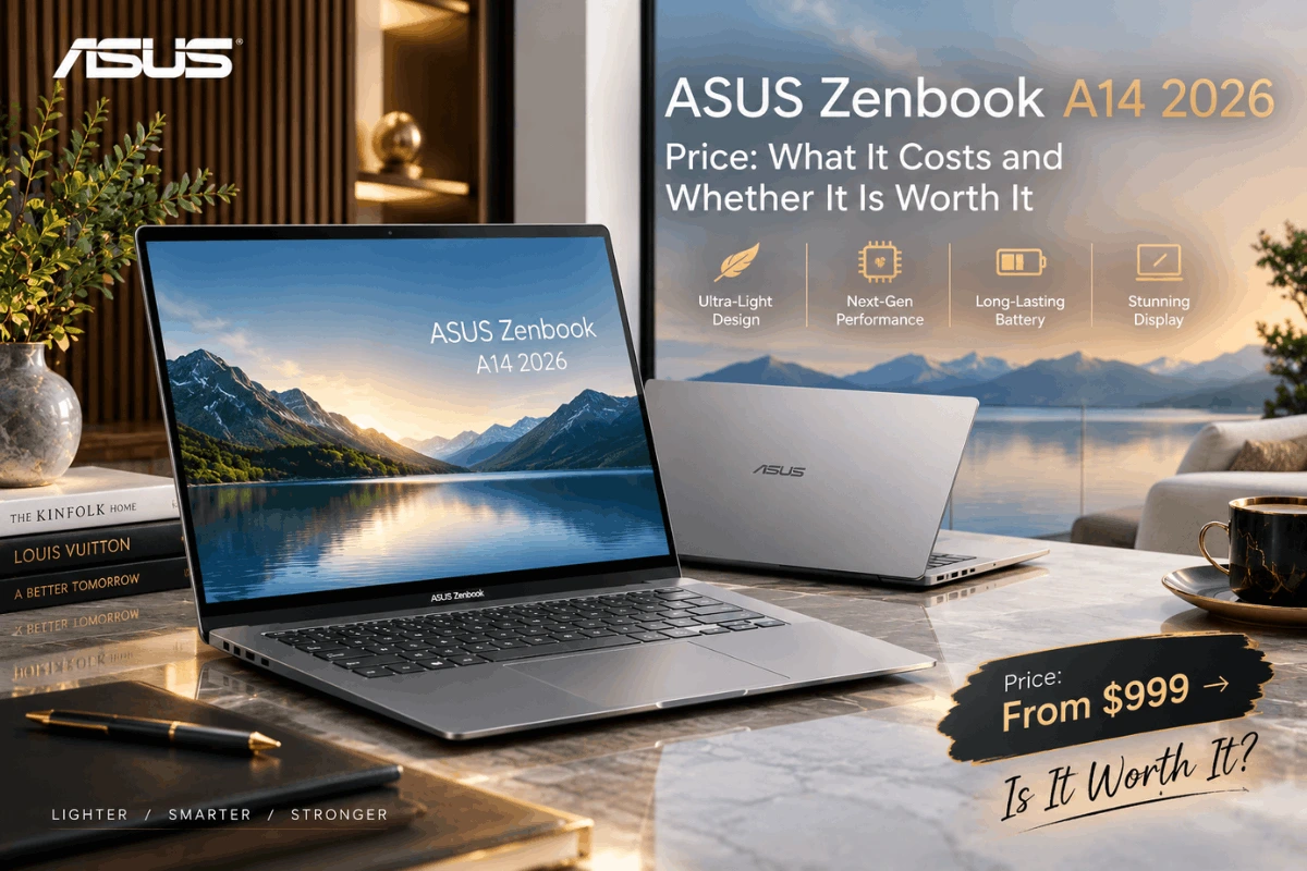 ASUS Zenbook A14 2026 Price: What It Costs and Whether It Is Worth It