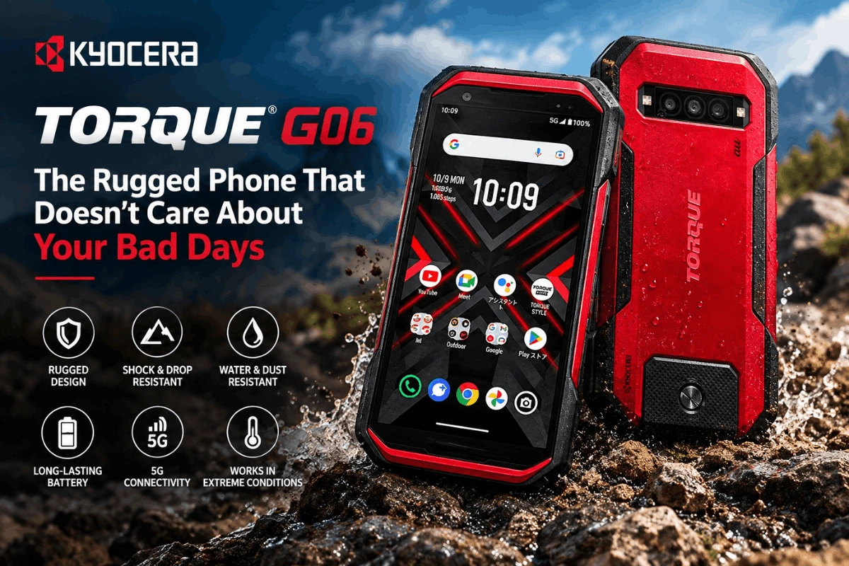 Kyocera Torque G06: The Rugged Phone That Doesn't Care About Your Bad Days