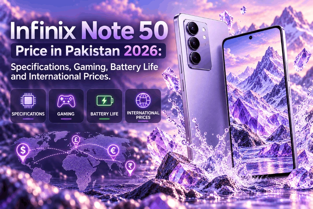 Infinix Note 50 Price in Pakistan 2026: Specifications, Gaming, Battery Life and International Prices